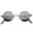 Gunmetal / Smoke, variant on Small Retro Lennon Inspired Style Neutral-Colored Lens Round Metal Sunglasses 41mm - 41mm
