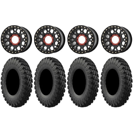 KS235 Grenade Black 15 Wheels 28 MotoRally Tires Can-Am Maverick X3 / Honda Pioneer 1000 / Talon KS235 Grenade Black 15 Wheels 28 MotoRally Tires Can-Am Maverick X3 / Honda Pioneer 1000 / Talon