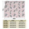 thumbnail image 3 of Wijzvio Lovely Sea Otter Heart Throw Blanket Soft Fuzzy Fleece Blanket For Couch Bed Living Room Decoration 80"X60", 3 of 9