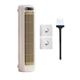 thumbnail image 1 of Rewenti Constant Wind tower Fan Vaneless Kitchen Irrigation Fan, Turbine High Wind Silent office Desktop Fan with 2000Ma Battery, 1 of 5