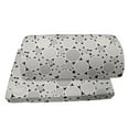 thumbnail image 4 of Abstract Foot Rest, Print of Repetitive Circles in Different Sizes in Greyscale Tones, Non-Slip Backing Adjustable Ergonomic Memory Foam Leg Support for Office, Dark Grey Pale Taupe, by Ambesonne, 4 of 5