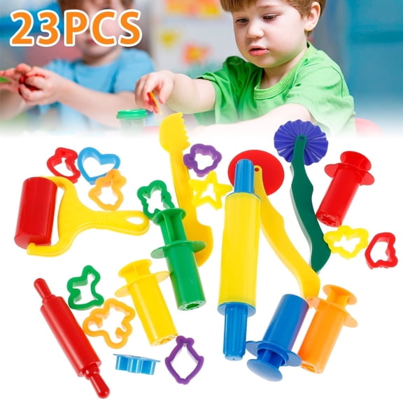 JTWEB Playdough Tools Dough Plasticine Tools Dough Accessories Kids Creative Toys