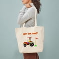 thumbnail image 3 of CafePress - Who's Your Caddy?! Tote Bag - Unisex Canvas Tote Bag, Beige, 1-Piece, 3 of 7