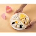 thumbnail image 2 of Coofit Rice Mold Set DIY Triangle Easy Release Plastic Rice Ball Mold Sushi Maker, 2 of 10