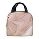 thumbnail image 1 of Easygdp Rose Gold Glitter Splatter Bolsa Térmica Premium - Tela Oxford Impermeable, Gran Capacidad, Bolsillo Frontal, Unisex para Trabajo, Escuela, Actividades al Aire Libre y Picnics, 1 of 8
