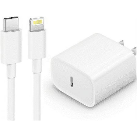 iPhone 11 12 13 Fast Charger20W USB C Wall Charger Quick Charging PD Adapter with 6FT Type-C to Charging Cable Compatible with iPhone 13/12/11 Pro Max/Pro/Mini/iPad/AirPods/XR/XS