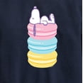 thumbnail image 3 of Peanuts - Snoopy Stacked Macarons - Youth Crewneck Sweatshirt, 3 of 6