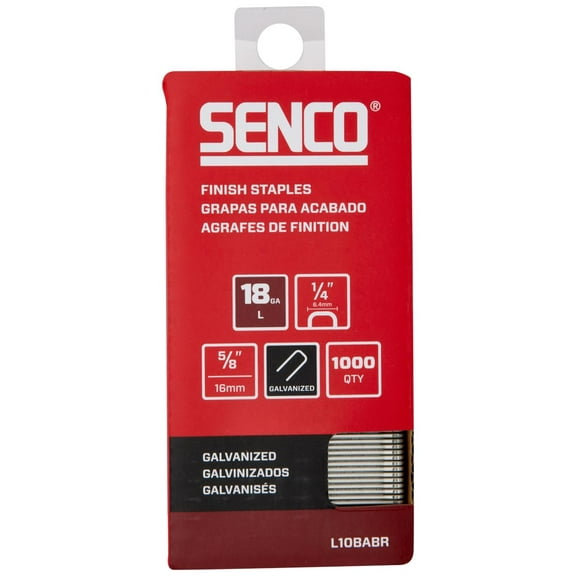 Senco Fastening Systems 104834 0.625 in. Galvanized Staples - 1000 Count