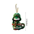 thumbnail image 3 of Honeeladyy Christmas Dragon Hanging Ornament, Acrylic Flat 2D Dragon Christmas Ornament, Dragon Lovers Gifts , Dragon Gifts for Your Family or Friends, 3.15", 3 of 6