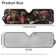 thumbnail image 6 of Uorisanigo Windshield Sun Shade, Dachshund Driving Print Shade Heat Shield, 52.95 in *16.14 in, Compatible with Jeep Wrangler TJ JK JKU JL JLU Sun Visor Shield Block UV Keep Cool, 6 of 7