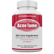 Acne-Tame with Vitamin B5, Vitamin A, Selenium & L-Cysteine 60 Count