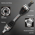 thumbnail image 5 of A-Premium CV Axle Shaft Assembly Compatible with Mini Cooper Countryman 2011-2016 Cooper Paceman 2013-2016 L4 1.6L Manual Transmission Front Left, 5 of 7