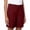 Wine, variant on Women's Cargo Shorts, Comfy Cargo Shorts Vacation Outfits Stretch Athletic Shorts Summer Outdoor Work Shorts Casual High Waisted Shorts Multi Pockets, Black L