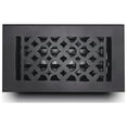 thumbnail image 1 of 4” x 8” – VR 100  Floor Vent Cover / Register with Damper – Tudor Mushroom Decorative Cast Aluminum, Powder Coated & Re-Paintable for Floors, Walls & Ceilings, 1 of 10