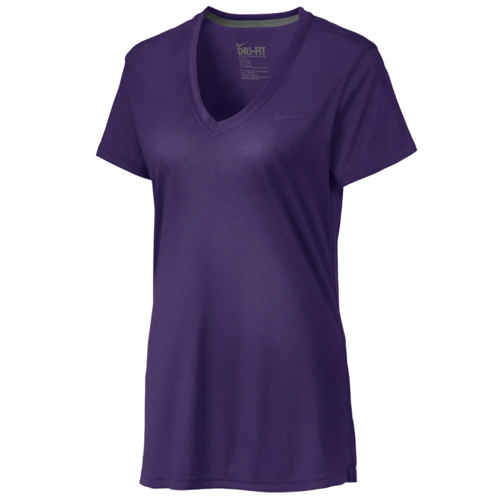 purple women nike shirt