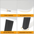 thumbnail image 5 of Tribesigns 6FT Conference Table, 70.8L x 35.4W x 29.5H inches Boat Shaped Meeting Table, 5 of 5