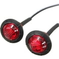 thumbnail image 5 of 10 Pack 3/4" LED Rear Side Marker Lights for Trucks, Trailers, Cab Markers, RV Markers, Marine LED Light Strips for Boats, Brake Stop Light 12V (Red)., 5 of 5