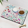 thumbnail image 3 of Hawaiian Hibiscus Dog Bowl Mat - Waterproof and Washable, Large Size for Food and Water, Non-Slip Base, Tropical Design, 3 of 5