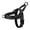 #02-Black, variant on Pawly Lab Co No-Pull Harness, Reflective Adjustable Breathable Mesh Pet Vest, Easy On-Off Soft Padded Harness for Dogs, Front-Chest Attachment for Better Leash Manners (Khaki)