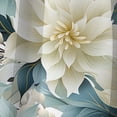 thumbnail image 2 of Designart "Zen-Like Elegance In Grey And White Florals" Floral Blackout Curtain Single Panel, 2 of 4