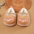 thumbnail image 3 of Cathalem Baby Boy Slippers Baby Girls And Boys Warm Shoes Soft Comfortable Toddler Shoes Warming Shoes Strife Rite Khaki 6 Months, 3 of 5