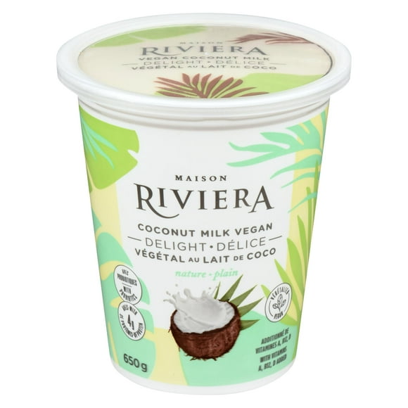 Maison Riviera Coconut Milk Vegan Delight Plain, Riviera Veg Del Coco Plain