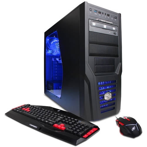CyberPowerPC Gamer Ultra Desktop Computer AMD FX-Series FX-6300 3.50 GHz Black, Blue GUA540 by CyberPowerPC