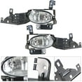 thumbnail image 2 of OTTULUR 1 Pair of Front Bumper Fog Light Assembly with Switch Wiring Kit Replacement for 2011-2012 Accord Sedan, 2 of 7