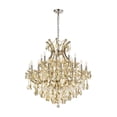 thumbnail image 6 of 2800 Maria Theresa Collection Chandelier D:36in H:36in Lt:24 Golden Teak Finish (Royal Cut Crystals), 6 of 10