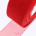 thumbnail image 4 of Envoltura De Regalo Del Carrete Del Rollo De Tul De La Cinta De Organza Sólida Pura De 2Pcs 45m, 4 of 9