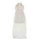 thumbnail image 2 of bar III Vestido cruzado largo acampanado en dos tonos para mujer, blanco, grande, 2 of 2