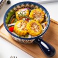 thumbnail image 4 of Home Ceramic Retro Tableware Bowl Baking Tray with Handle Salad Dish Multifunctional Large Capacity, 4 of 4