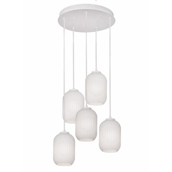 AFX Callie Round Pendant 5 5 Light