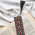 thumbnail image 6 of Kdxio Colorful Cats Print Metal Tassel Bookmarks,Perfect Gift for Art Lovers and Bookworms Metal Bookmarks for Women, 6 of 8