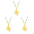 thumbnail image 2 of Redempat Versatile And Stylish Pendant Necklaces For Women Personalized Sturdy gold 3Set, 2 of 6