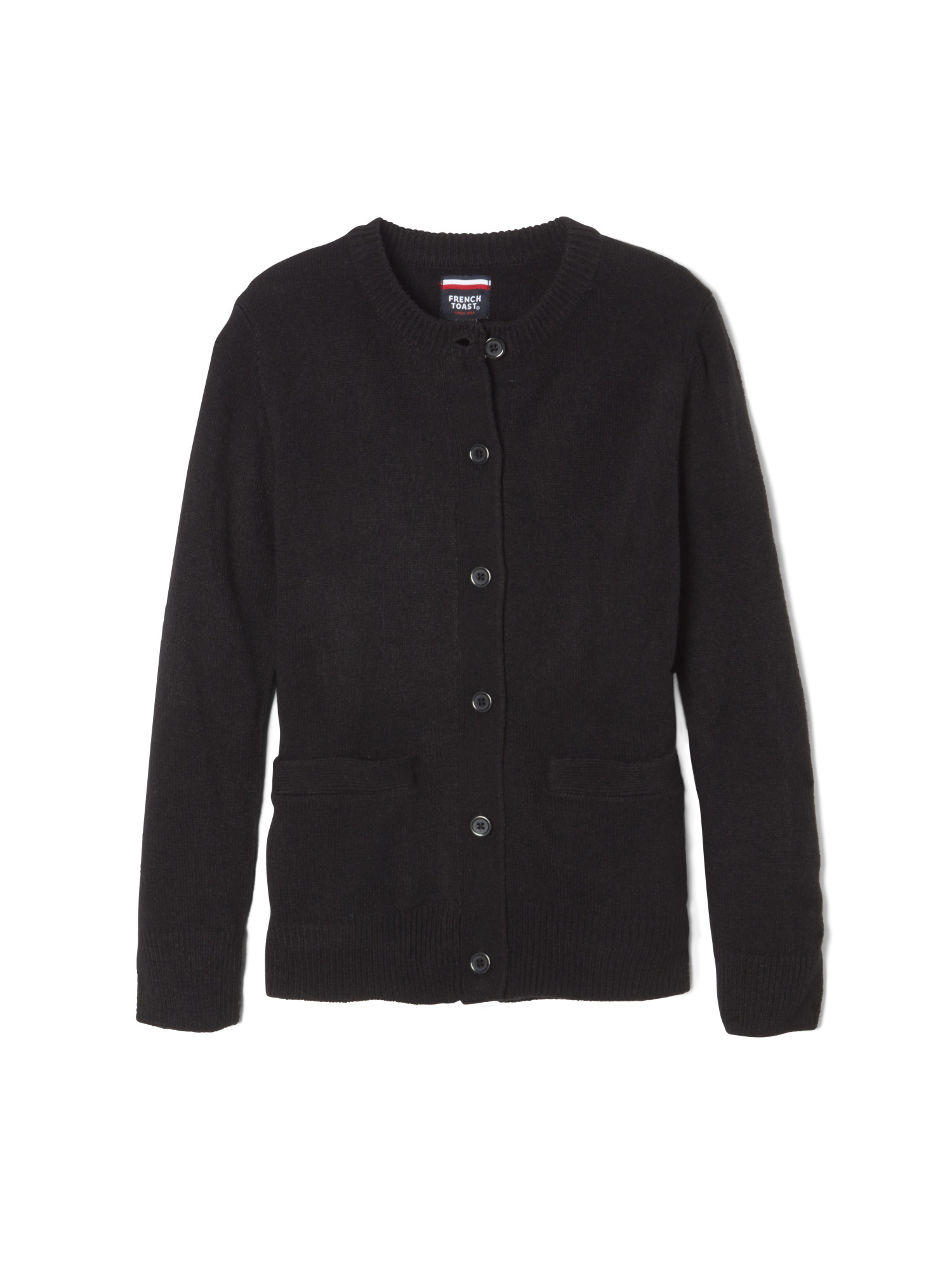 French Toast School Uniform Girls Long Sleeve Bow Pocket Cardigan