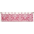 thumbnail image 1 of Pink Floral Damask Tab Top Curtains by Penny's Needful Things (Lined) (72 Inch Long Two Curtain Panels), 1 of 2