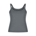 thumbnail image 3 of UPPADA Women Sleeveless Scoop Neck Ribbed Tank Tops Solid Color Basic Slim Tanks Casual Fitted Cami Shirts,Tank Top for Women Pack Ribbed Gray,S, 3 of 5