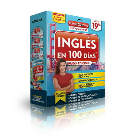 Inglés en 100 días - Curso de Inglés - Audio Pack (Libro + 3 CD's Audio) / English in 100 Days Audio