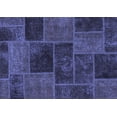 thumbnail image 1 of Ahgly Company Indoor Rectangle Patchwork Blue Transitional Area Rugs, 6' x 9', 1 of 4