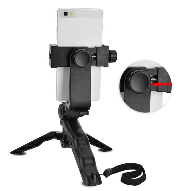 Octpeak Phone Holder Tripod Handheld Stabilizer Hand Grip Mount for