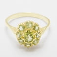 thumbnail image 4 of LBG 14k Yellow Gold Natural Peridot Womens Anniversary Ring - Size 10.25, 4 of 5