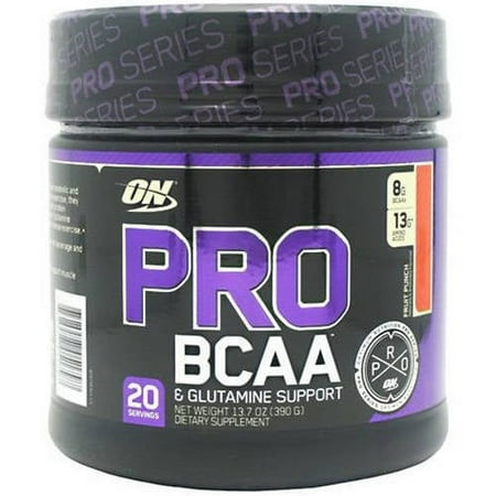 Optimum Nutrition Pro BCAA, Fruit Punch, 20 CT