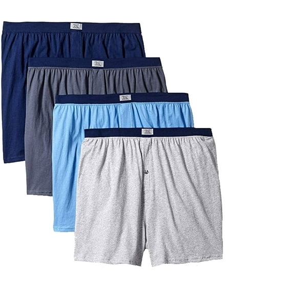 Fruit of the Loom Men's Knit Boxer (5 Pack) (Small, Cotton Stretch Multi-Color)