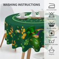 thumbnail image 3 of St. Patrick''s Day Tablecloth Round Table Cover Washable for Kitchen Dining Party Holiday Decor 60 Inch, 3 of 6