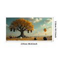 thumbnail image 3 of Large Tree Themed Banner with Inspiring Text Old Lives Matter, Party Decorations Backdrop, Ideal for Celebration Events Gathering Parties Photography Props Festival Decor, 3 of 8