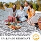 thumbnail image 5 of Alfombra de exterior Bsmathom, 183 x 274 cm, impermeable, reversible, gris, 5 of 9