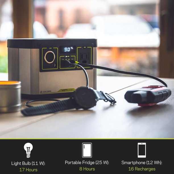 Goal Zero Yeti 200X Portable Power Station 187Wh Lithium Battery
