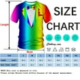 thumbnail image 4 of QTAGTESS Tuxedo T-Shirt Funny Suit Design Graphic T-Shirt Novelty Tux Shirt Fake Suit Tee with Bowtie, Unisex Adult, 4 of 7
