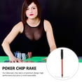 thumbnail image 3 of LOVEVER 2 Pieces Chip Stick Telescopic Pole Ar Red Metal Playing Cards Chip Rake Poker Chip Push, 3 of 6